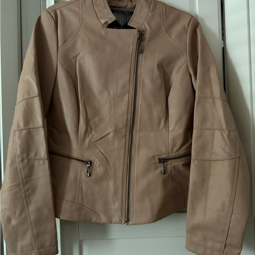 Women's Tan Leather Jacket